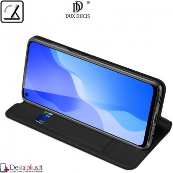 Dux Ducis dirbtinės odos atverčiamas dėklas - juodas (Huawei P40 Lite 5G) Dux Ducis dirbtinės odos atverčiamas dėklas - juodas (Huawei P40 Lite 5G)